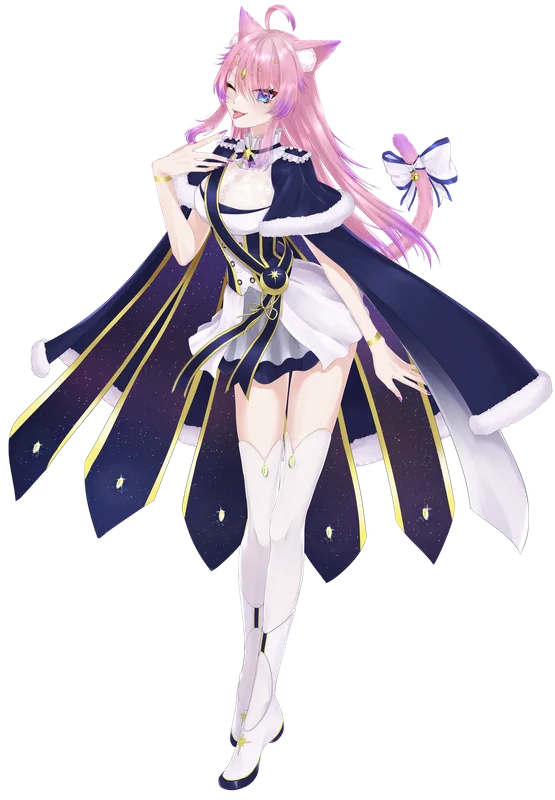 星乃ぽこ(全身のキービジュアル)