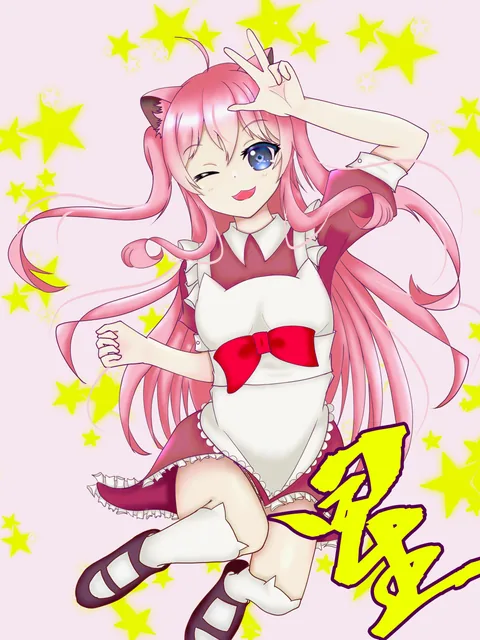 下端暮人さんが描いた星乃ぽこ