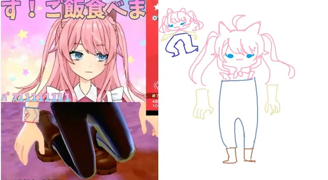 けだまおじさんが描いた星乃ぽこ