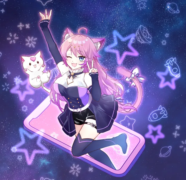 志多々田かにさんが描いた星乃ぽこ