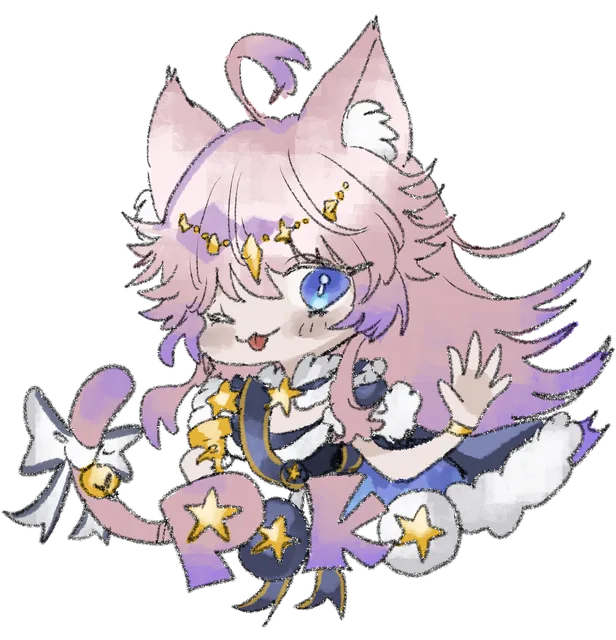 まうねむちゃんが描いた星乃ぽこ
