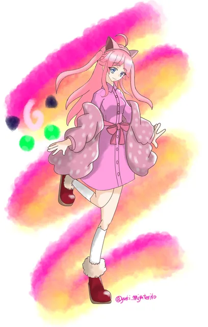 みゆてりこさんが描いた星乃ぽこ
