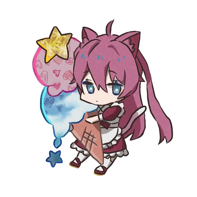 もっさんが描いた星乃ぽこ